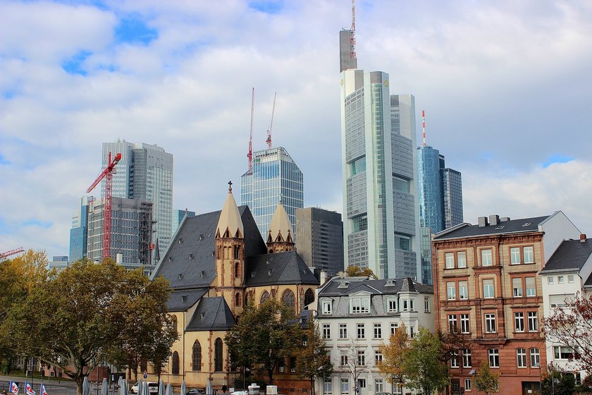 Skyline Frankfurt - Alt vs. Neu - @pixabay/khfalk