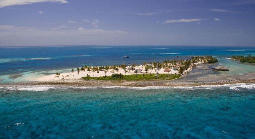 Exclusive resort at Glovers Reef Atoll